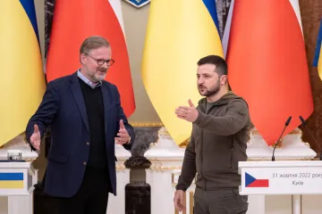 Česko a Ukrajina podepíší bezpečnostní dohodu, slíbil Fiala