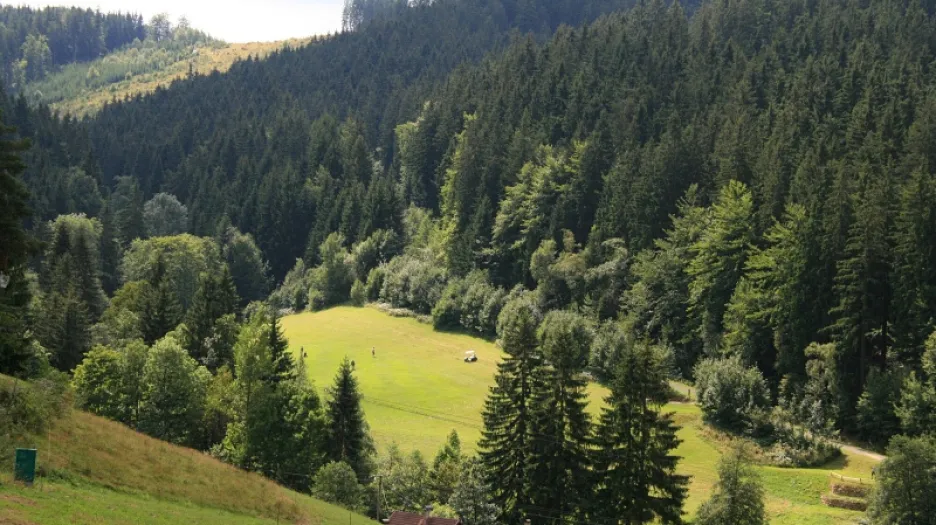 Golfové hřiště na sjezdovce Horal ve Velkých Karlovicích