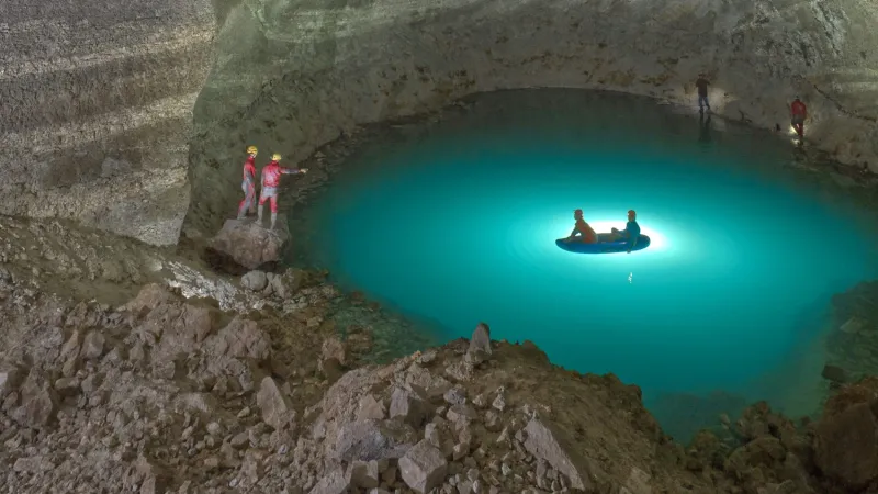 Jeskyně Breska v Albánii