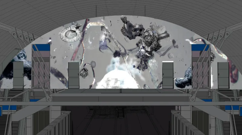 Návrh ztvárnění stanice Pankrác