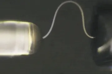 Čínští vědci vytvořili pružný led. Ohýbá se jako gumička