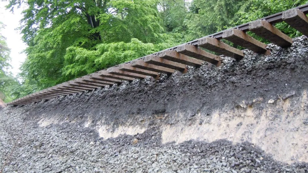 Podemletá trať