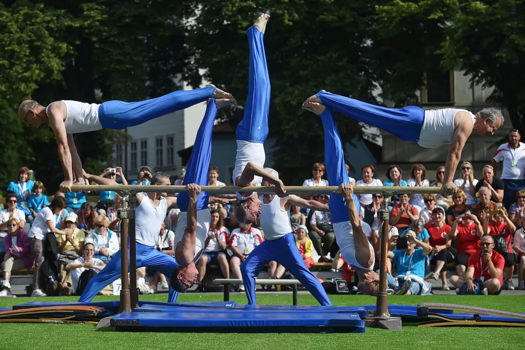 Nominace na vítěznou sérii Czech Press Photo 2018 (Sport): Tisíce sokolů na sletu v Praze