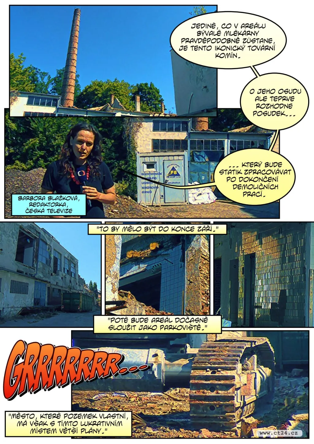 Vyhlášenou mlékárnu nahradí byty