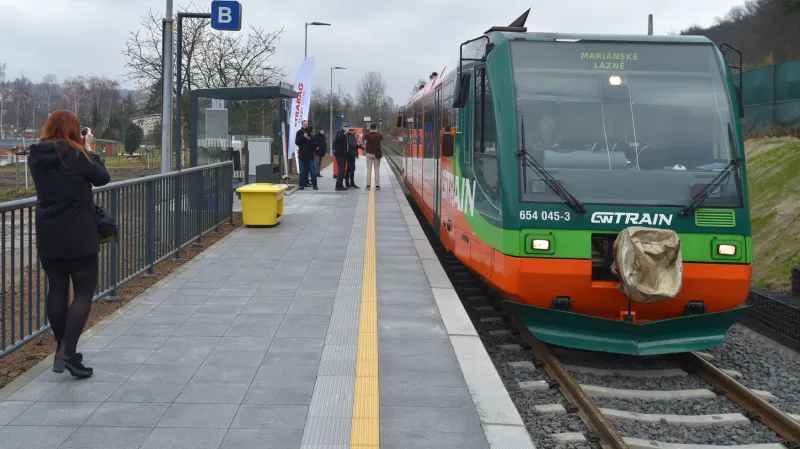 Nová zastávka Karlovy Vary - Aréna