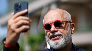 Albánský premiér Edi Rama