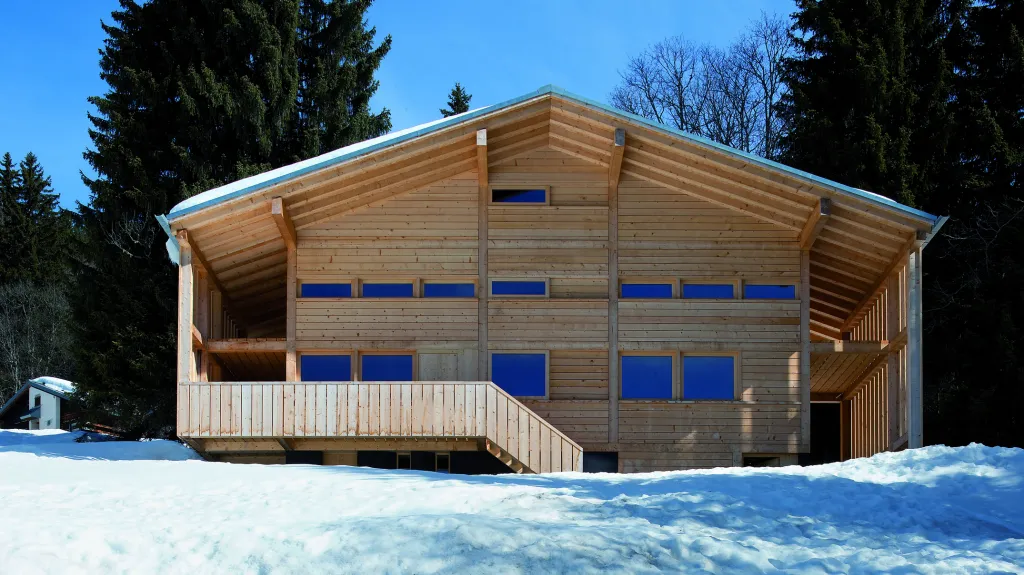 Architektura švýcarských Alp