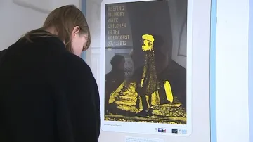 Výstava plakátů Děti za holocaustu