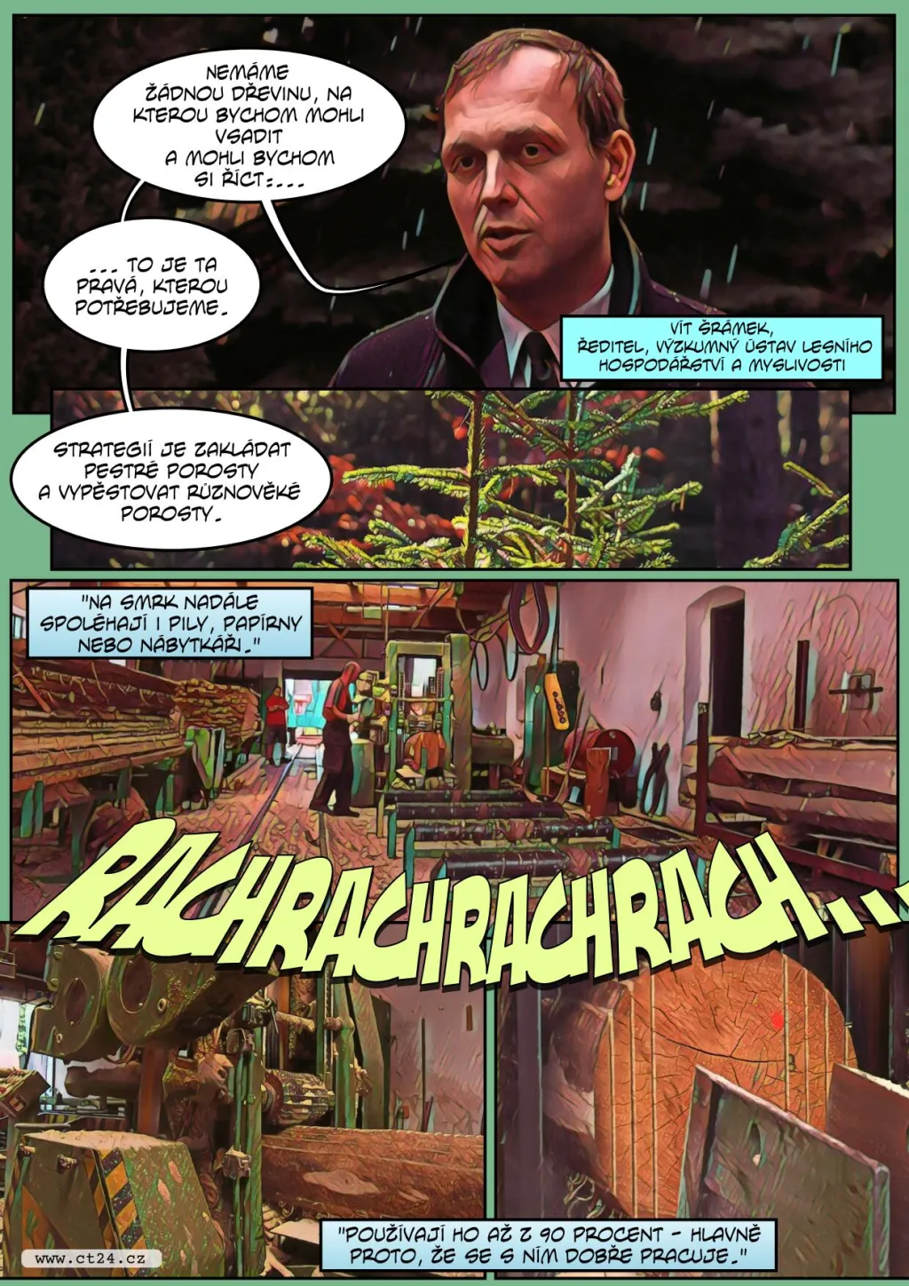 Kůrovcová kalamita postupuje lesy napříč republikou