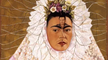 Frida Kahlo, Diego v mé mysli, 1943 (ze sbírky Gelman Santander)
