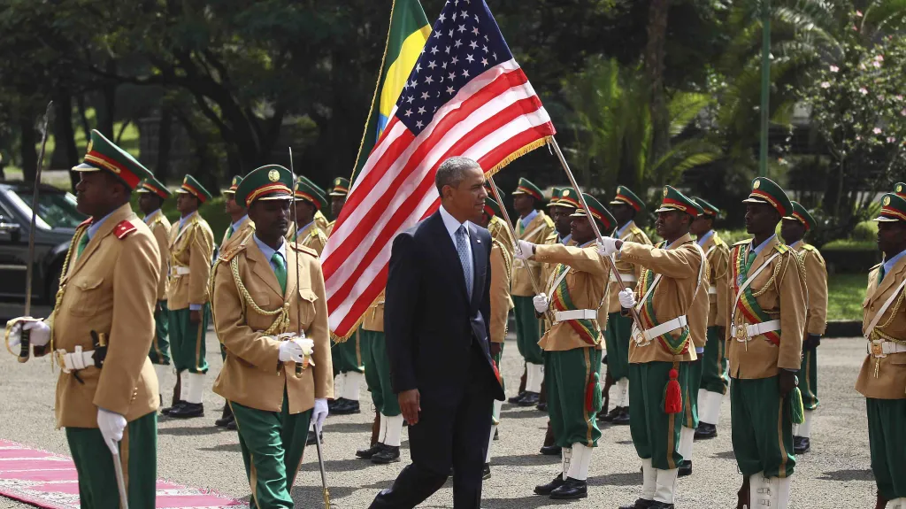Barack Obama na návštěvě Etiopie