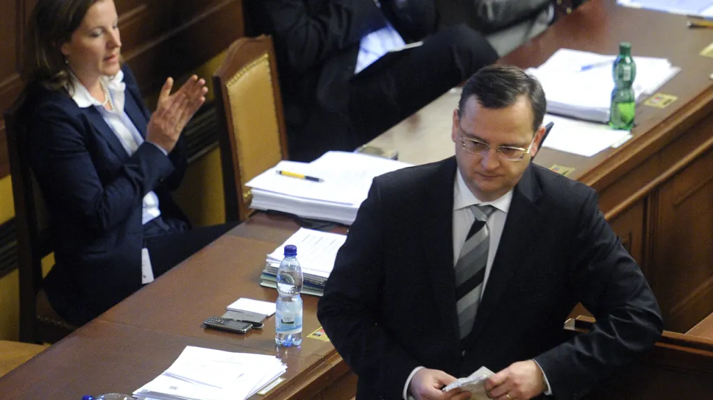 Petr Nečas (ODS) ve sněmovně
