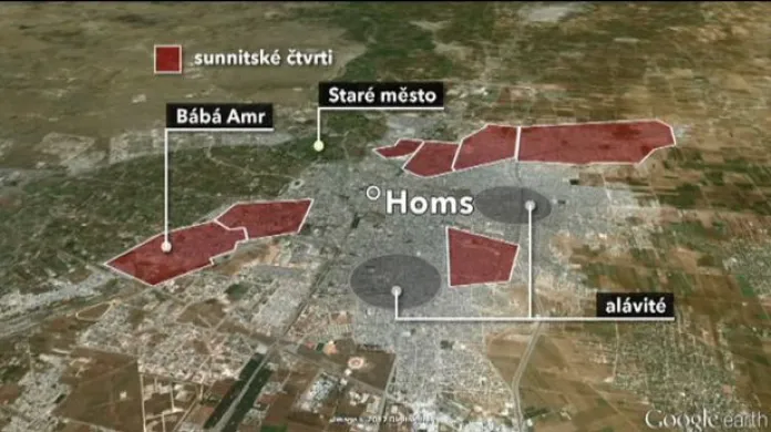Červený kříž se nedostal do čtvrti v Homsu