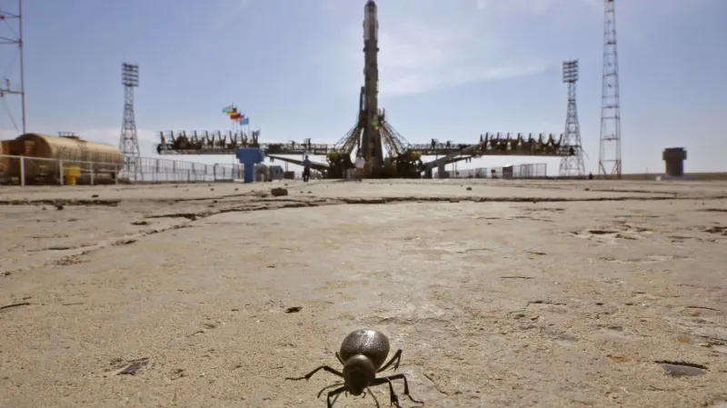 Kosmická loď Sojuz TMA-13M před startem