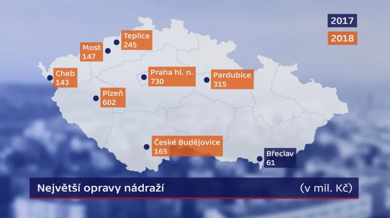 Největší opravy nádraží