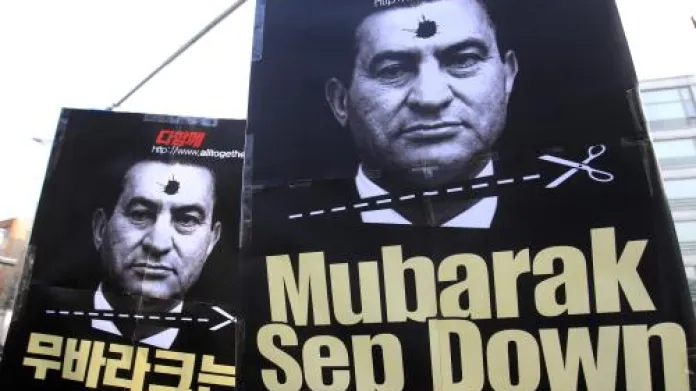 Protest proti Mubarakovi