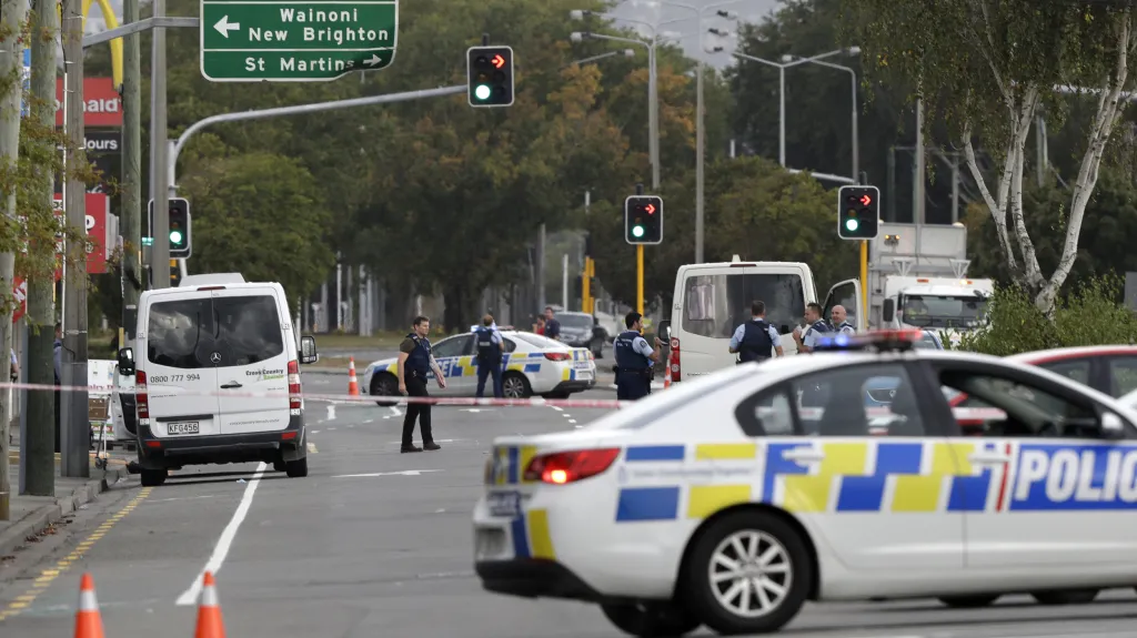 Policejní zásah v Christchurchi
