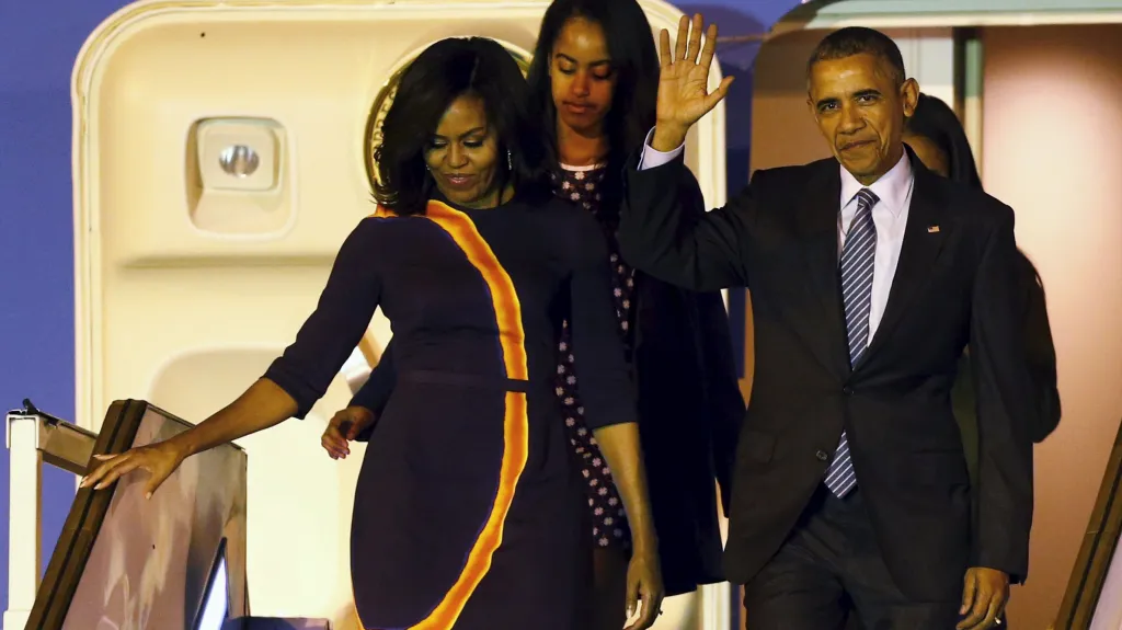 Obama dorazil na návštěvu Argentiny
