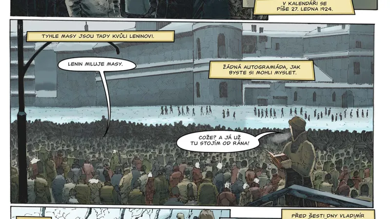 Komiks z Kroniky bolševismu