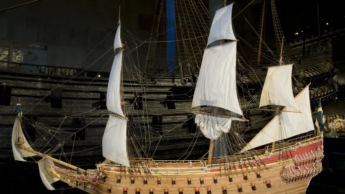 Model lodi Vasa před potopením