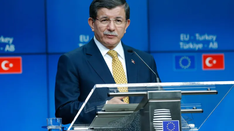 Turecký premiér Ahmet Davutoglu