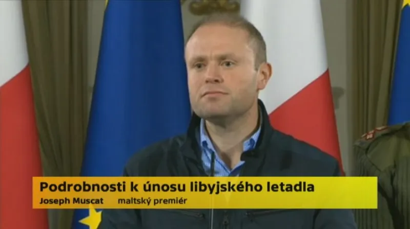 Maltský premiér: O požadavcích na politický azyl jsme neslyšeli