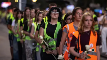 Protestní shromáždění v Bělehradu