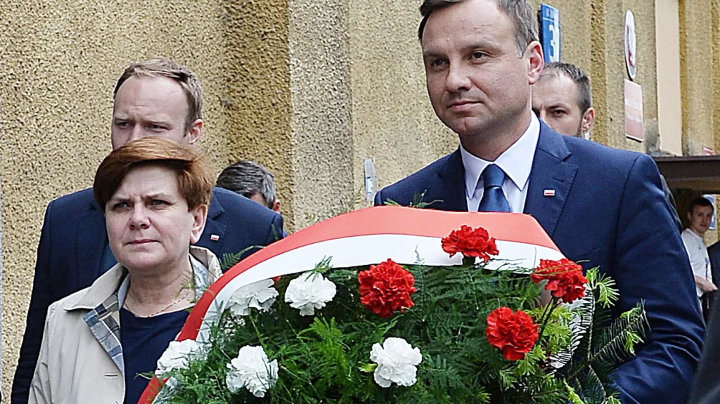 Polský prezident s budoucí premiérkou? Beata Szydlová a Andrzej Duda