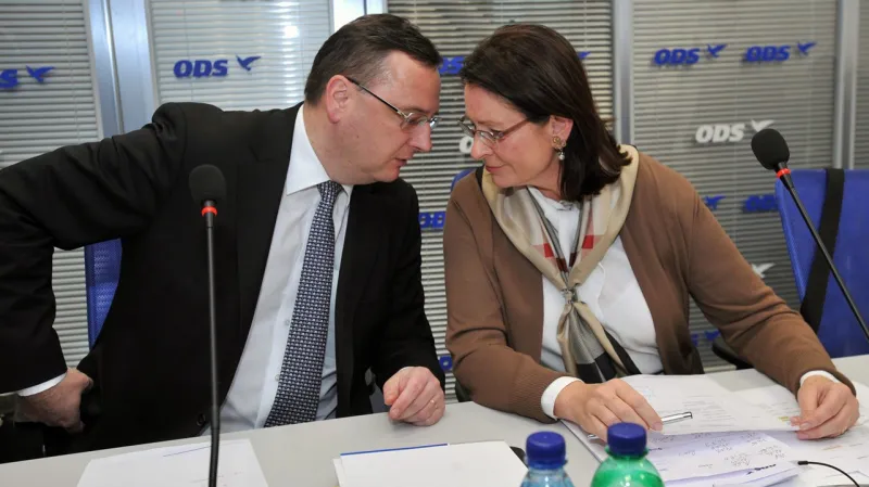 Petr Nečas a Miroslava Němcová