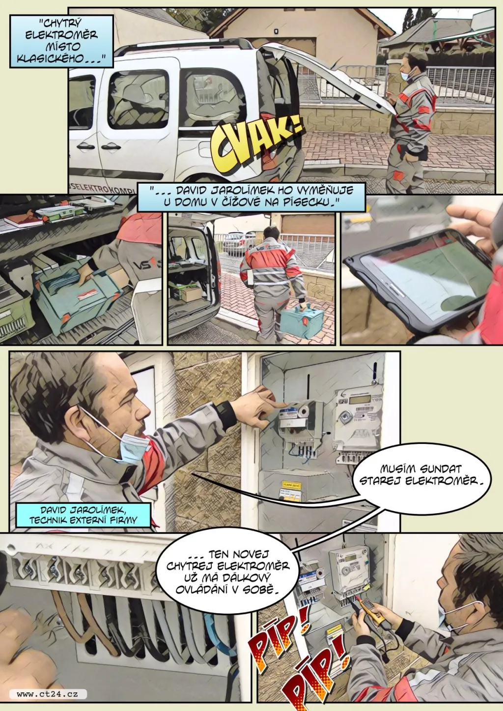 Na Písecku instalují nové elektroměry