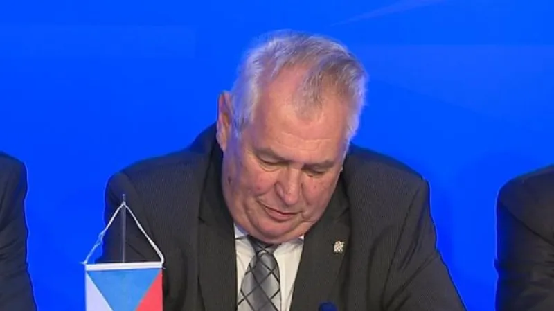 Na Ukrajině došlo k ruské agresi, řekl Zeman