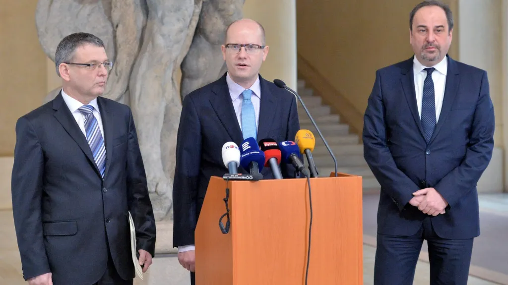 Lubomír Zaorálek, Bohuslav Sobotka a Jan Kohout
