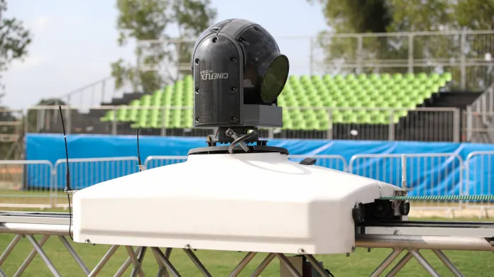 Speciální kamera v olympijském areálu Diodoro