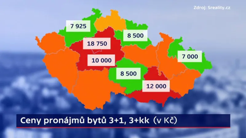 Ceny pronájmu bytů 2015