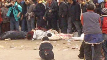 Demonstrace v Tibetu