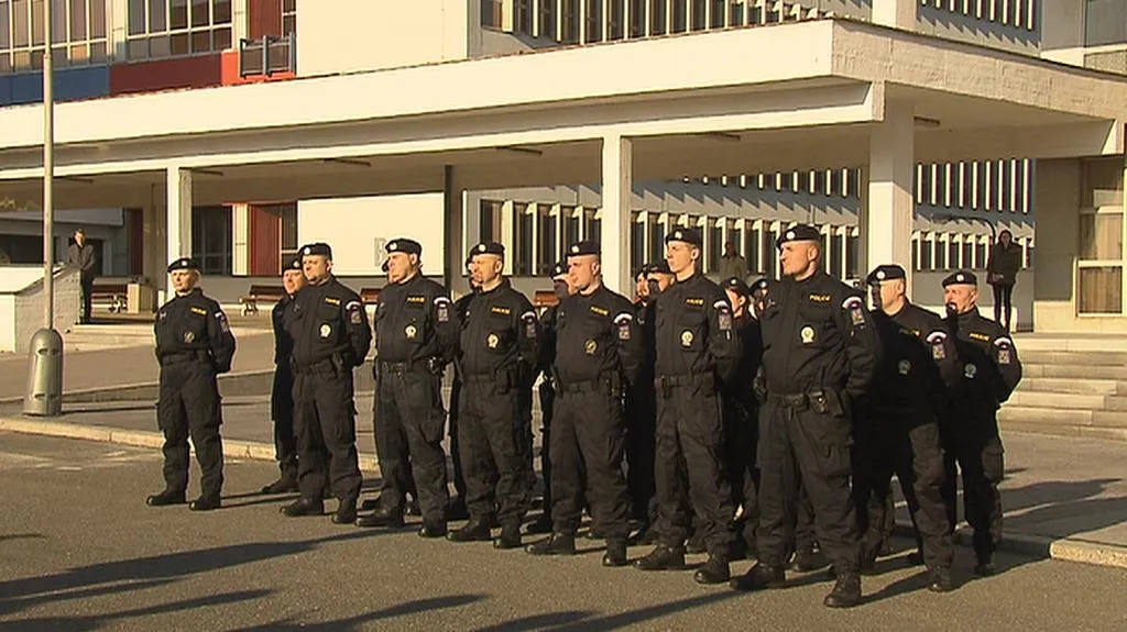 Nástup před odjezdem do Slovinska
