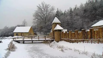 Středověká vesnice Fantasy