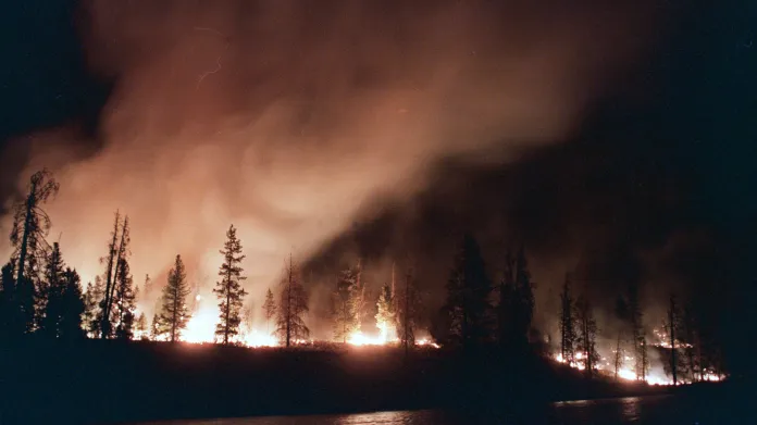Požár v Yellowstonském národním parku v roce 1988