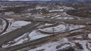 Rekonstrukce křížení D1 a D2 v Brně