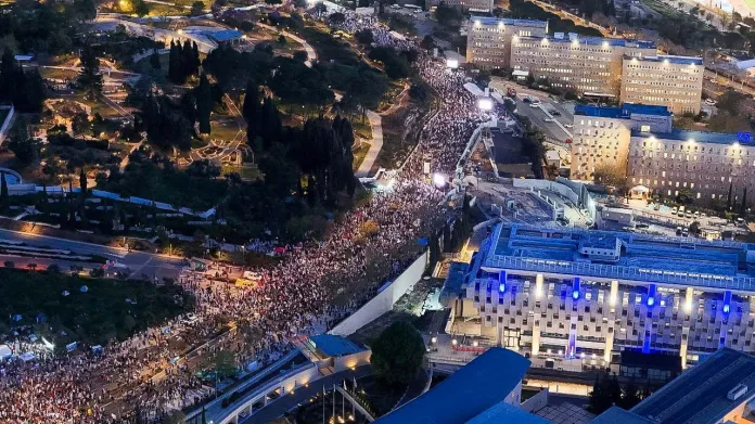 Demonstrace v Jeruzalémě