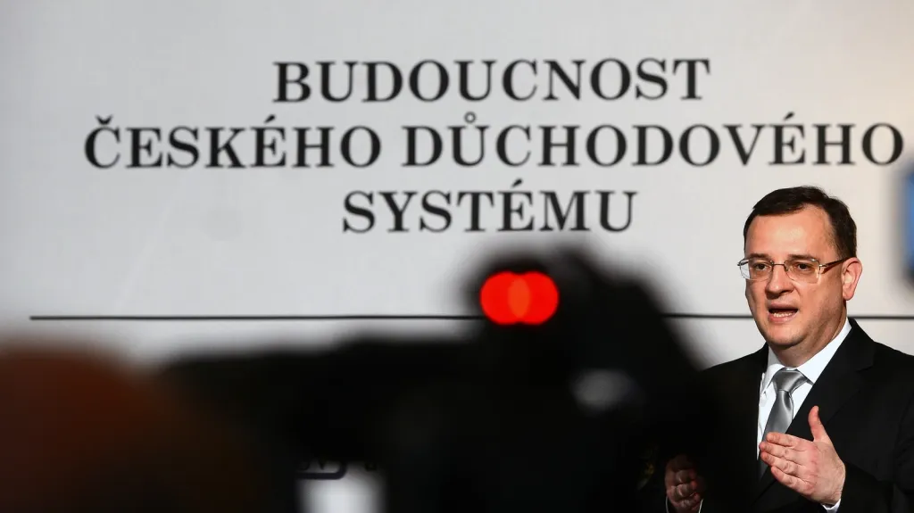 Petr Nečas k důchodům