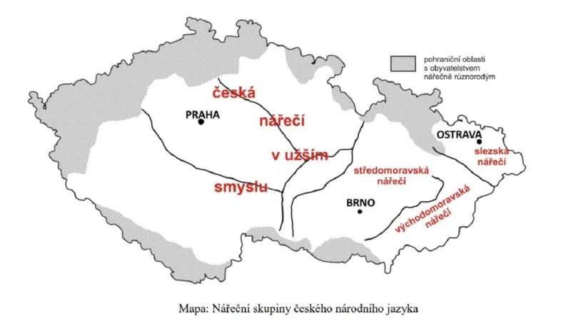Rozdělení českých nářečí