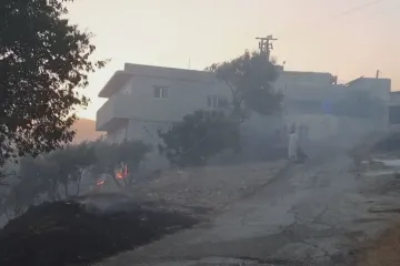 Lesní požáry zasáhly i Sýrii. Farmáři Zuhairovi, který přežil válku i zemětřesení, sebraly poslední naději