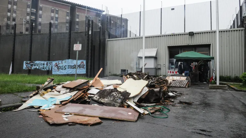 Belgická věznice Lantin po vzpouře dozorců