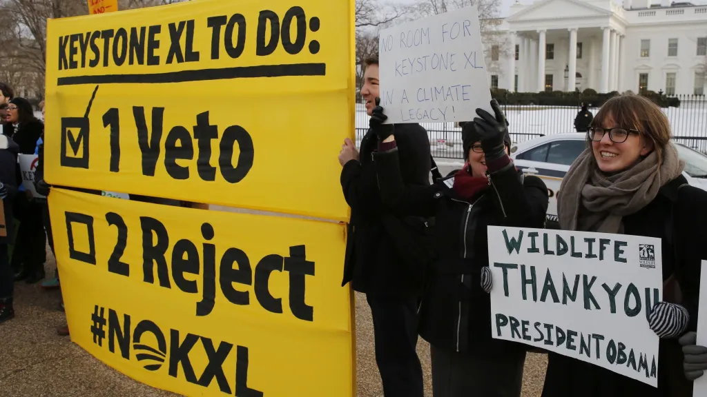 Protesty proti ropovodu Keystone XL