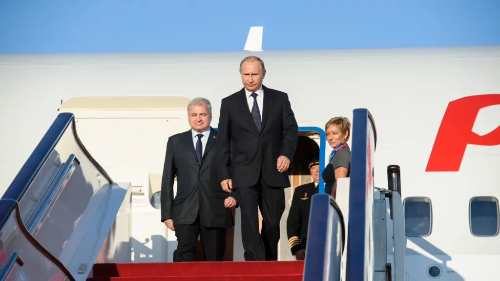 Vladimir Putin na návštěvě Číny