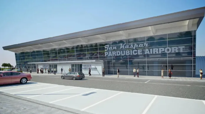 Vizualizace pardubického letiště