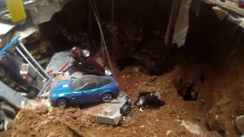 V Kentucky se propadla podlaha muzea