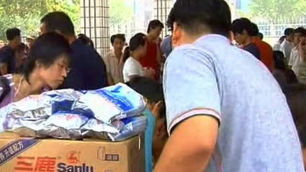 Čínské výrobky obsahující melamin