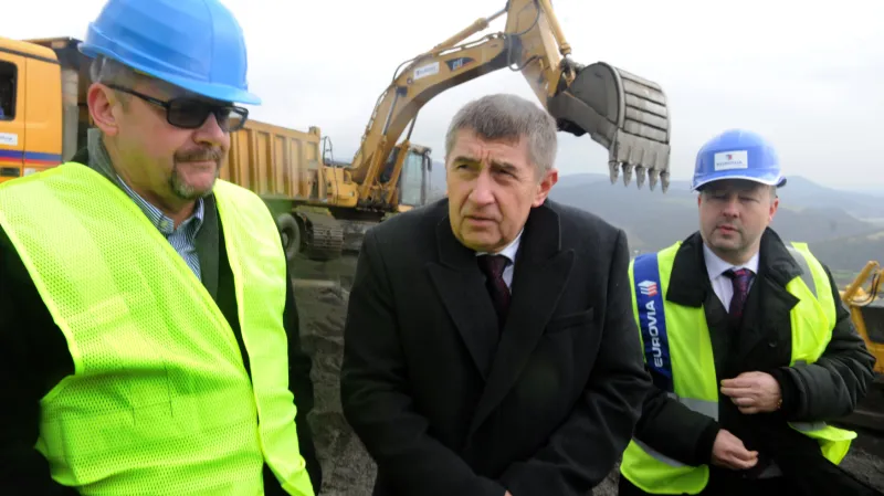 Richard Brabec, Andrej Babiš a Dan Ťok na D8